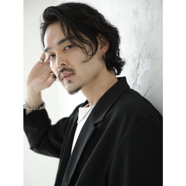 メンズミディアム センターパート ビジネススタイル Galette Umeda ガレットウメダ のヘアスタイル 美容院 美容室を予約するなら楽天ビューティ