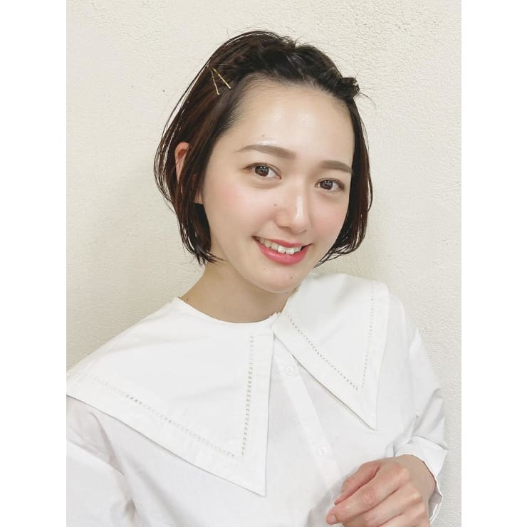 短い前髪でもok スッキリおでこ出しアレンジ Natsuya ナツヤ のヘアスタイル 美容院 美容室を予約するなら楽天ビューティ