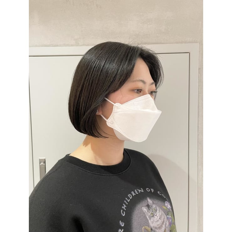 Yoke タッセルボブミストバング韓国ヘア Yoke ヨーク のヘアスタイル 美容院 美容室を予約するなら楽天ビューティ