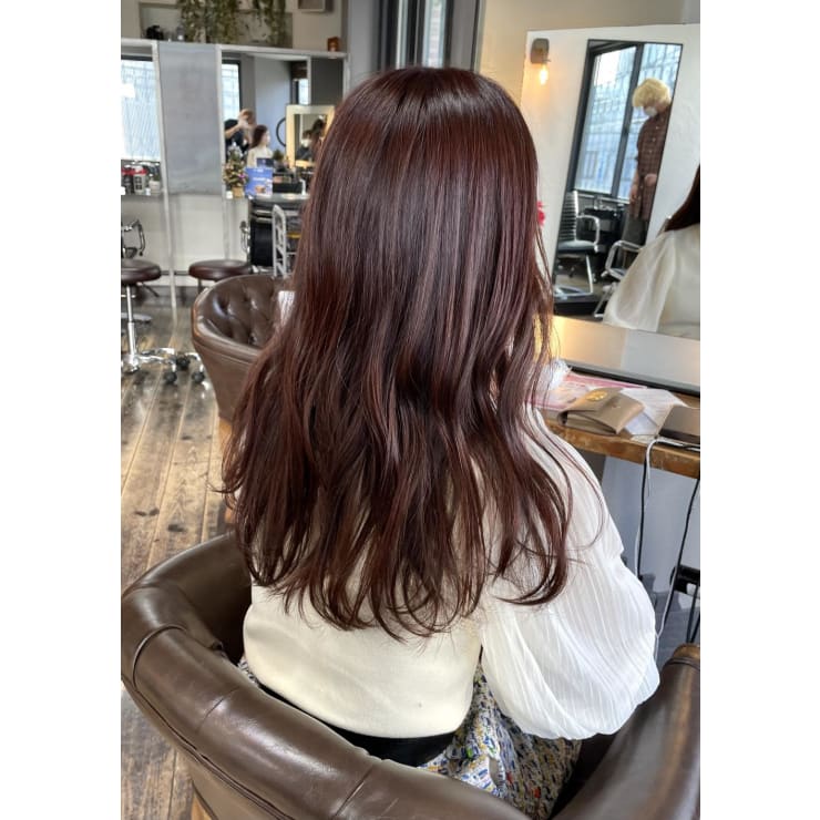 ラズベリーピンクブラウン ロングウェーブ Hair Make Egerie ヘアアンドメイクエジェリ のヘアスタイル 美容院 美容室を予約するなら楽天ビューティ ラズベリーピンクブラウン ロングウェーブ Hair Make Egerie ヘアアンドメイクエジェリ のヘアスタイル 美容院 美容室を予約するなら楽天ビューティ