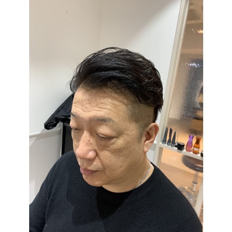 50代ツーブロック シェアサロン Stylist Hiro スタイリスト ヒロ のヘアスタイル 美容院 美容室を予約するなら楽天ビューティ