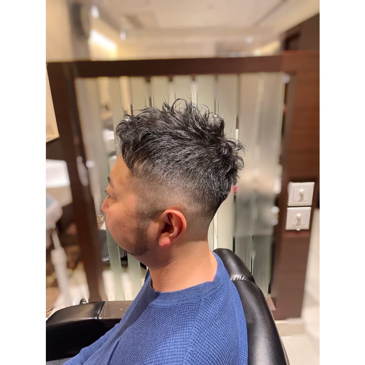 くせ毛ショート/フェード/ツーブロック刈り上げ【銀座】<理容 | N