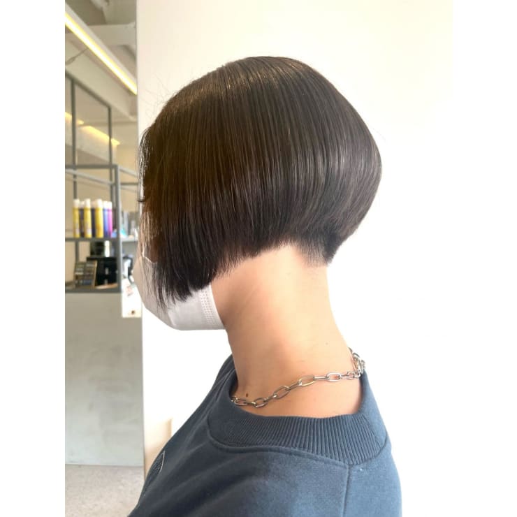 Sky涌波 刈り上げ 前下がりボブ The Sky ザスカイ のヘアスタイル 美容院 美容室を予約するなら楽天ビューティ