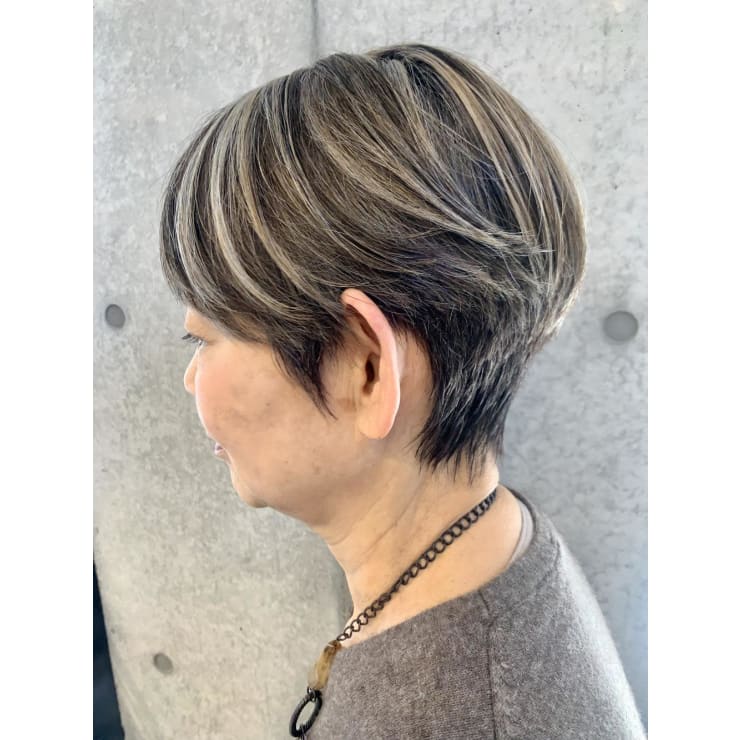 40代50代60代脱白髪染めグレイヘア Sweep 平尾 スウィープ ヒラオ のヘアスタイル 美容院 美容室を予約するなら楽天ビューティ