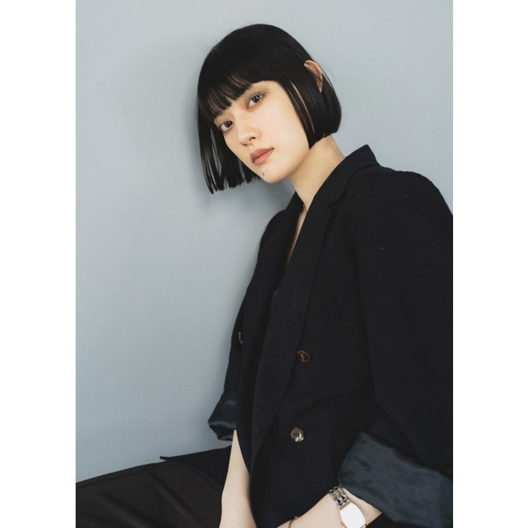BURROW》ベーシックボブ【星さやか】 | BURROW(バロウ)のヘアスタイル