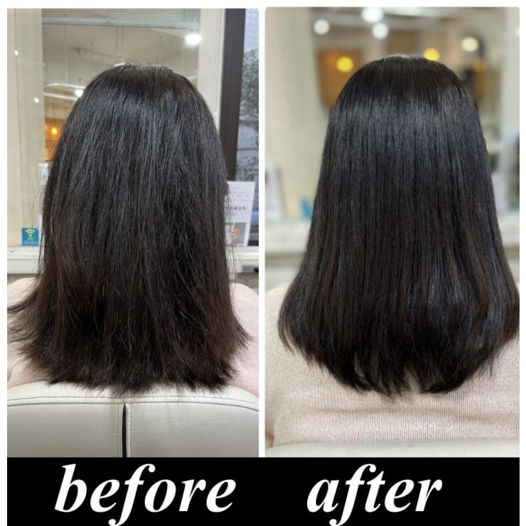 美髪整形ストレート 髪サプリで艶感抜群の縮毛矯正 Will Bossa ウィルボッサ のヘアスタイル 美容院 美容室を予約するなら楽天ビューティ