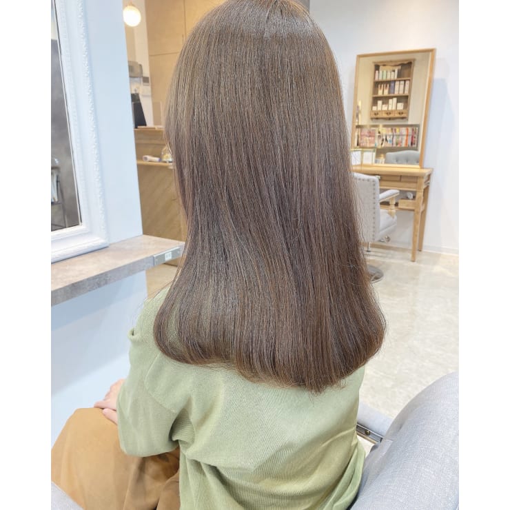 ミルクティページ PAcuTA. ブリーチなしダブルカラー ミルクティー | hair salon