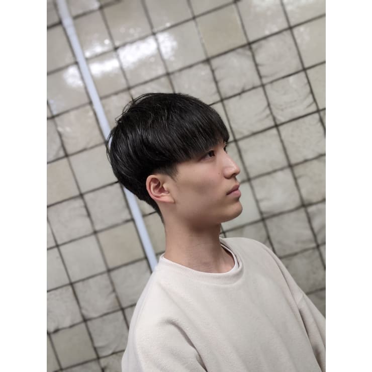 前髪縮毛矯正韓国風マッシュショート ヒロ銀座ヘアーサロン 新橋 日比谷口店 ヒロギンザヘアーサロンシンバシヒビヤグチテン のヘアスタイル 美容院 美容室を予約するなら楽天ビューティ