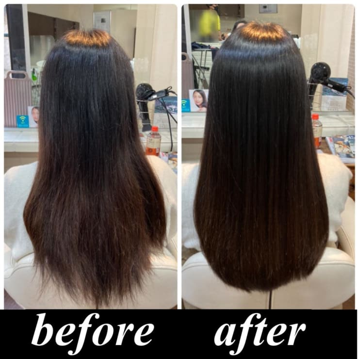 美髪整形ストレート 髪サプリで艶感抜群の縮毛矯正 Will Bossa ウィルボッサ のヘアスタイル 美容院 美容室を予約するなら楽天ビューティ