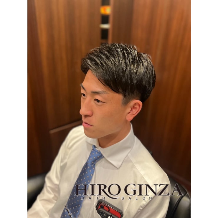 7 3パートビジネスヘア 新橋 理容室 床屋 ヒロ銀座 日比 ヒロ銀座ヘアーサロン 新橋 日比谷口店 ヒロギンザヘアーサロンシンバシヒビヤグチテン のヘアスタイル 美容院 美容室を予約するなら楽天ビューティ