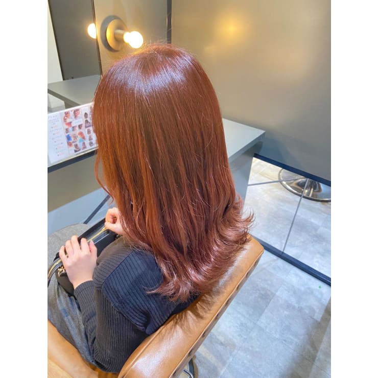 ブリーチなしダブルカラー 明るめピンクブラウン Gif Hair 梅田茶屋町店 ギフヘアー のヘアスタイル 美容院 美容室を予約するなら楽天ビューティ