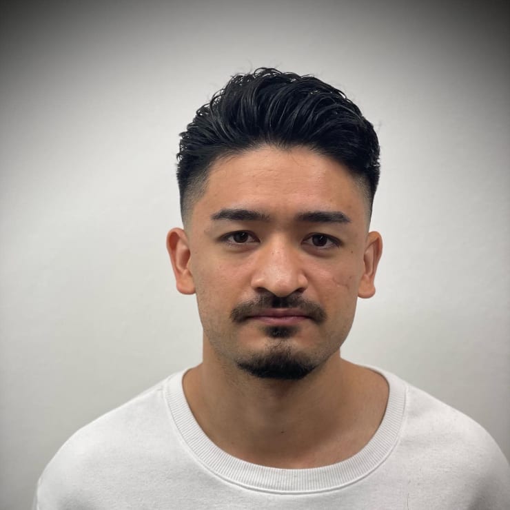 かき上げフェード 理容室 川崎 メンズ Hiro銀座 Hiro Ginza Barber Shop 川崎 ヒロギンザ バーバーショップ カワサキ のヘアスタイル 美容院 美容室を予約するなら楽天ビューティ