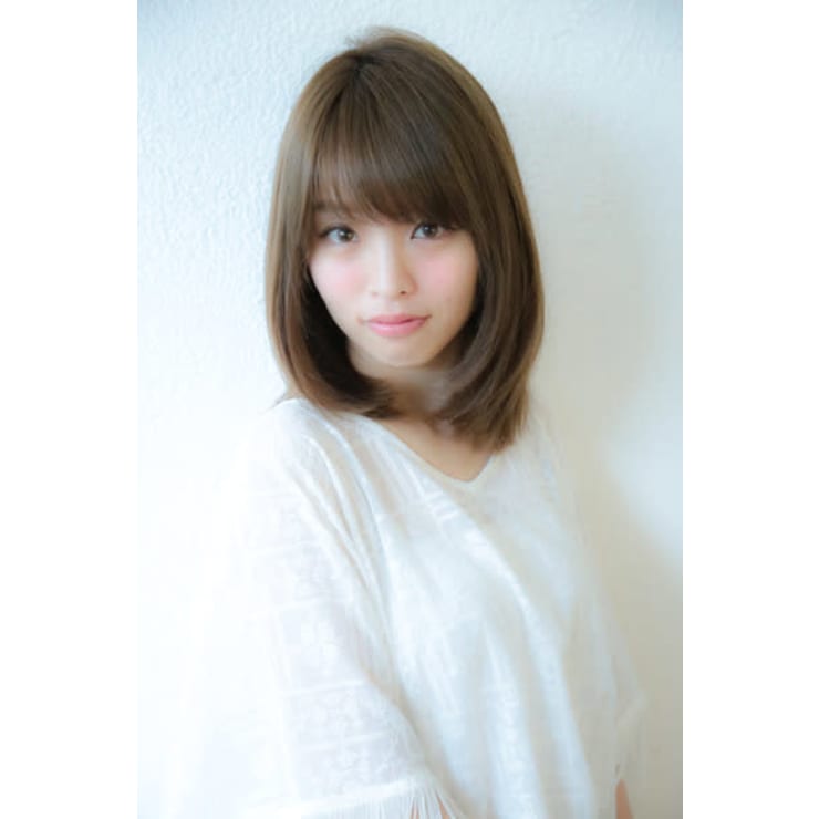代30代40代50代ok ミディアムレイヤーボブ Lin Lino Kichijoji リノ キチジョウジ のヘアスタイル 美容院 美容室を予約するなら楽天ビューティ