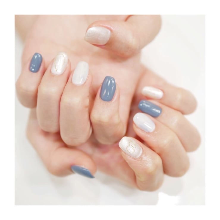 ブルー Beauty Beast For Nail 鹿児島店 ビューティービーストフォー ネイル カゴシマテン のネイルデザイン ネイル まつげサロンを予約するなら楽天ビューティ