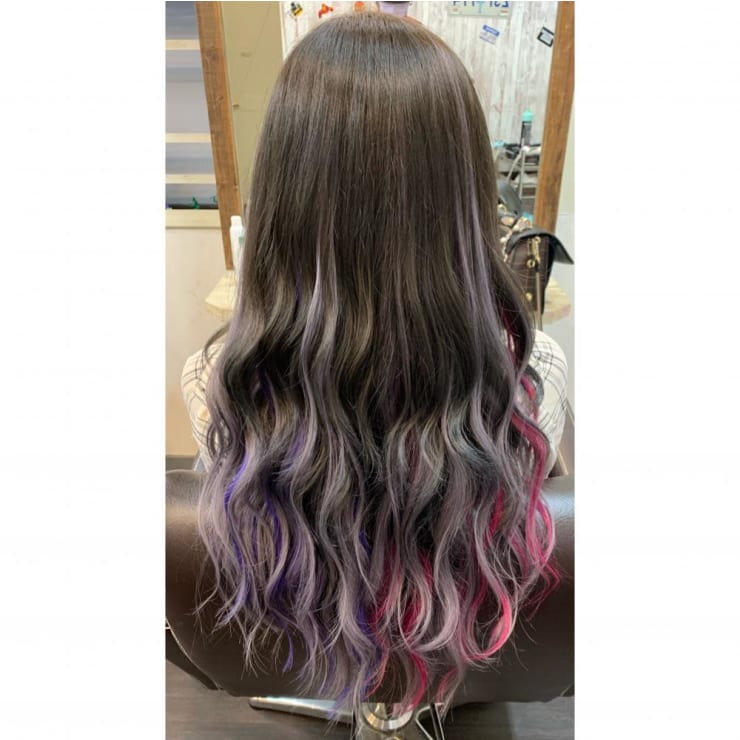 エクステグラデーションメッシュ Trank トランク のヘアスタイル 美容院 美容室を予約するなら楽天ビューティ