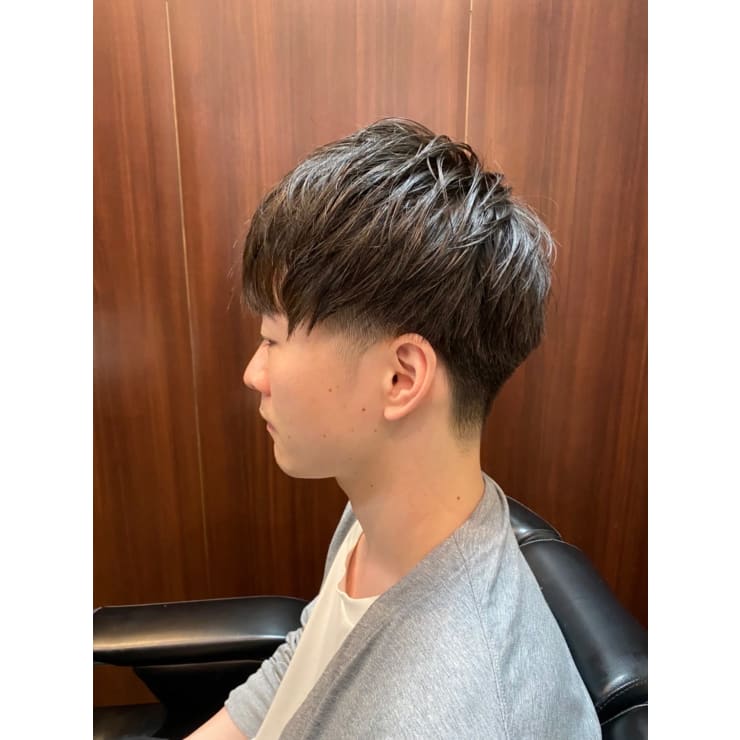 マッシュ風》刈り上げツーブロック | HIRO GINZA 新橋店【理容室