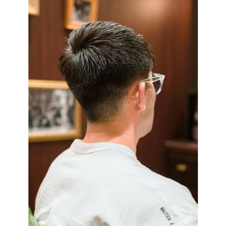 ナチュラルクロップスタイル前髪が長めのナチュラルなクロップス メンズ専門理容室 Brotokyo Barbershop 銀座店 メンズセンモンリヨウシツブロートーキョーバーバーショップギンザテン のヘアスタイル 美容院 美容室を予約するなら楽天ビューティ