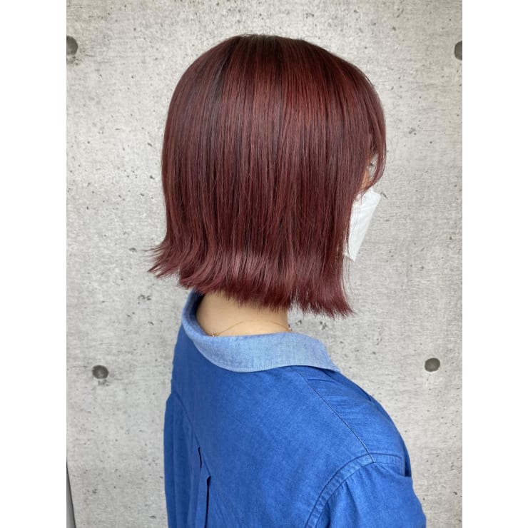チェリーピンクボブ | SEAbySTYLE(シーバイスタイル)のヘア