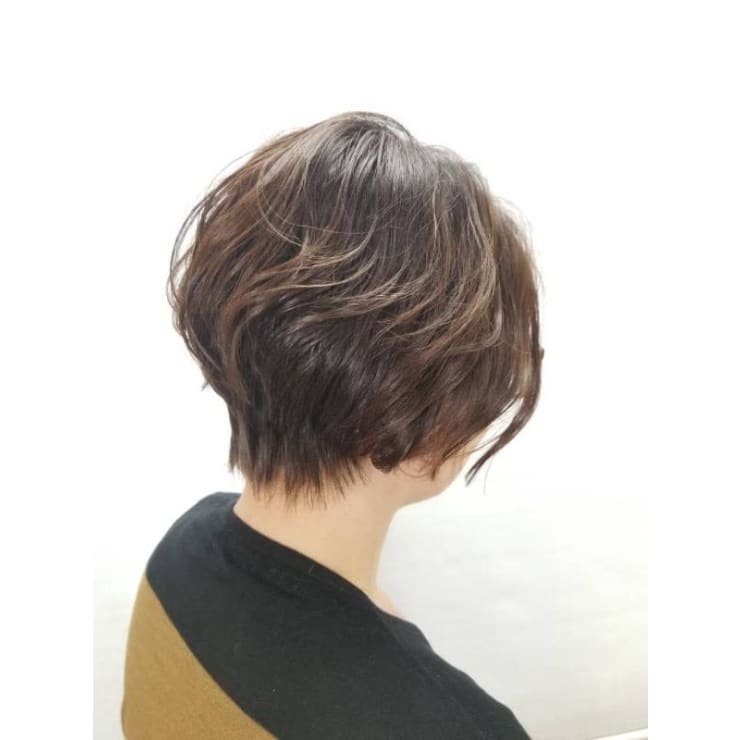 ショート/デジタルパーマ/グラデーション/40代50代60代 | QUALIS 上