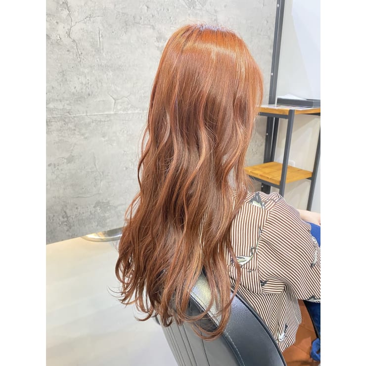 コーラルオレンジ | Solver(ソルバー)のヘアスタイル | 美容院・美容室