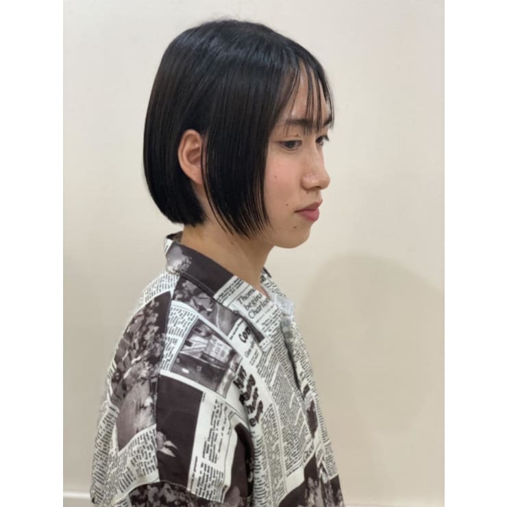 ストレート×ツヤ髪ボブ | K:R鶴川(カールツルカワ)のヘアスタイル