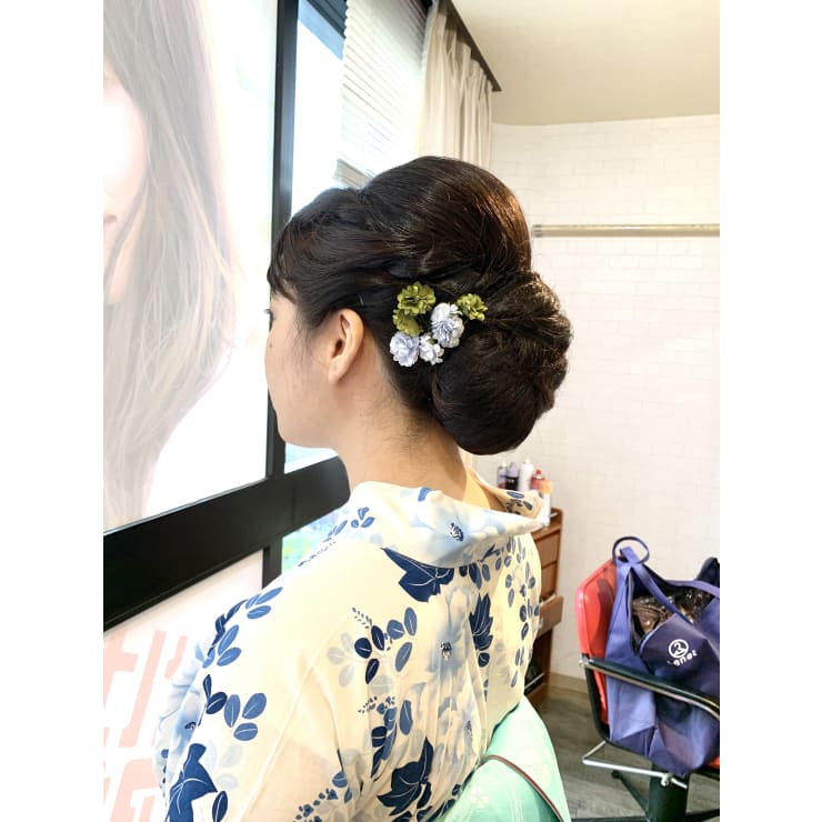 ヘアーセット 和髪 ネープシニヨン | Mystere restaresta(ミステール