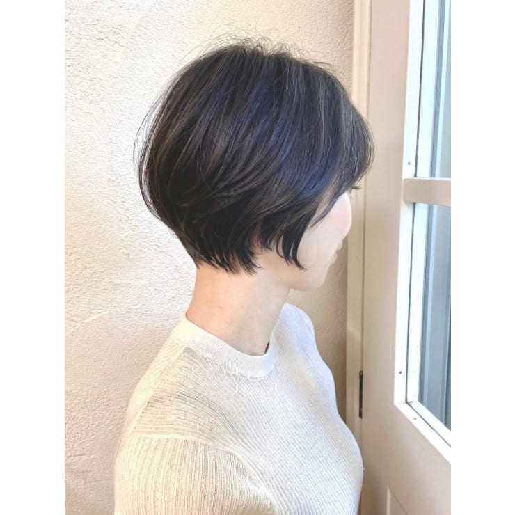 前髪あり大人ショートボブ代30代40代表参道 Natsuya ナツヤ のヘアスタイル 美容院 美容室を予約するなら楽天ビューティ