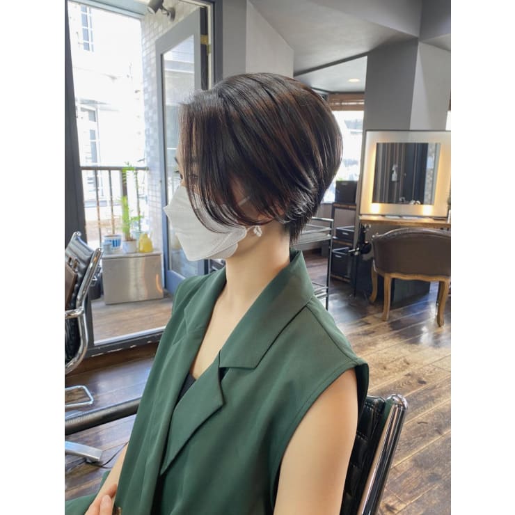 中学生 ショートボブ ボブ 恵比寿 Hair Make Egerie ヘアアンドメイクエジェリ のヘアスタイル 美容院 美容室を予約するなら楽天ビューティ