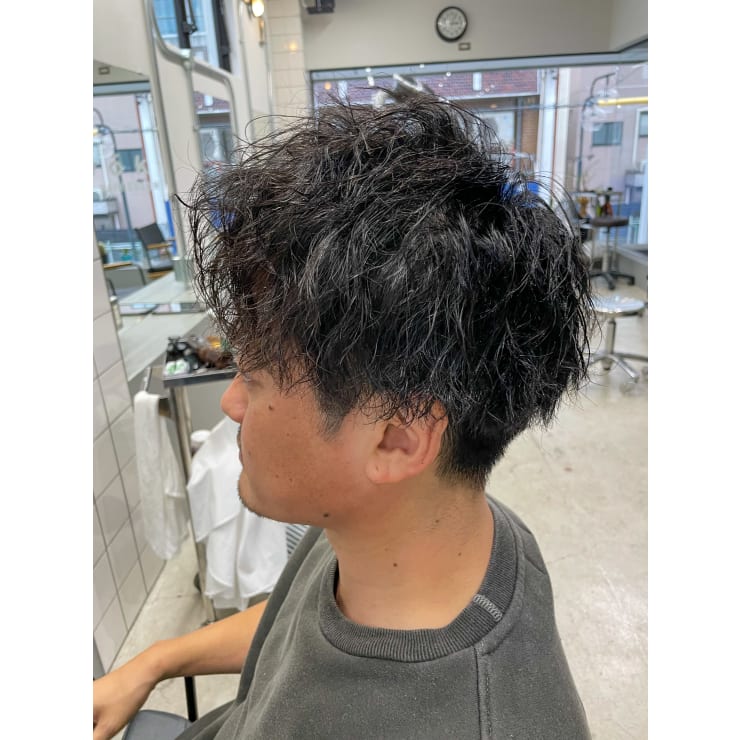 メンズパーマ Woke ウォーク のヘアスタイル 美容院 美容室を予約するなら楽天ビューティ