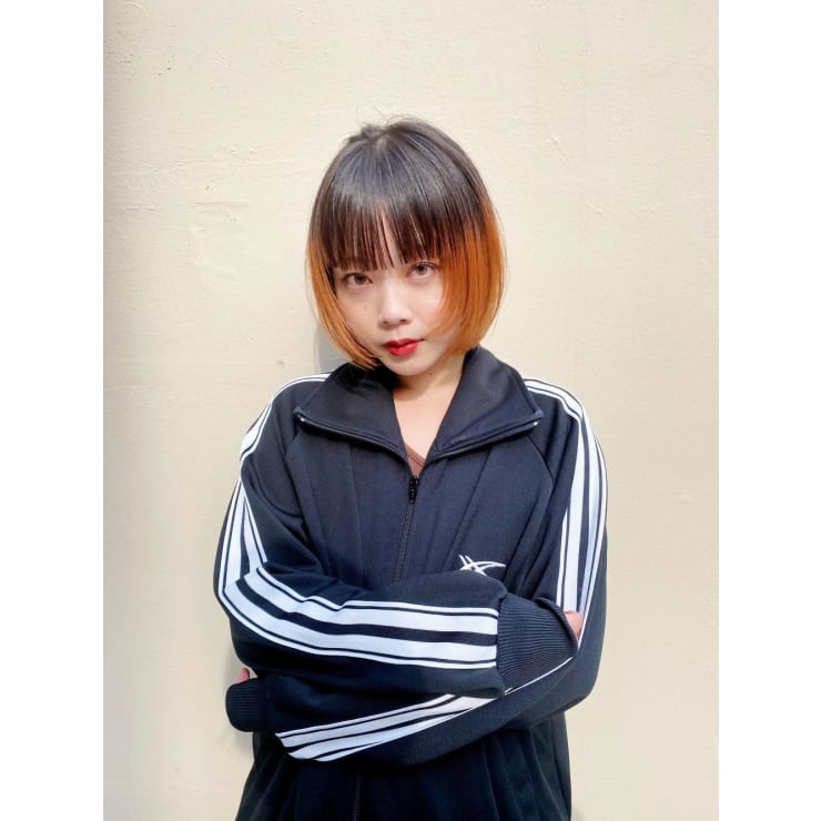 CHESTER】ブラッドオレンジ バイカラー ボブ | 髪質改善 SEPT. 天神