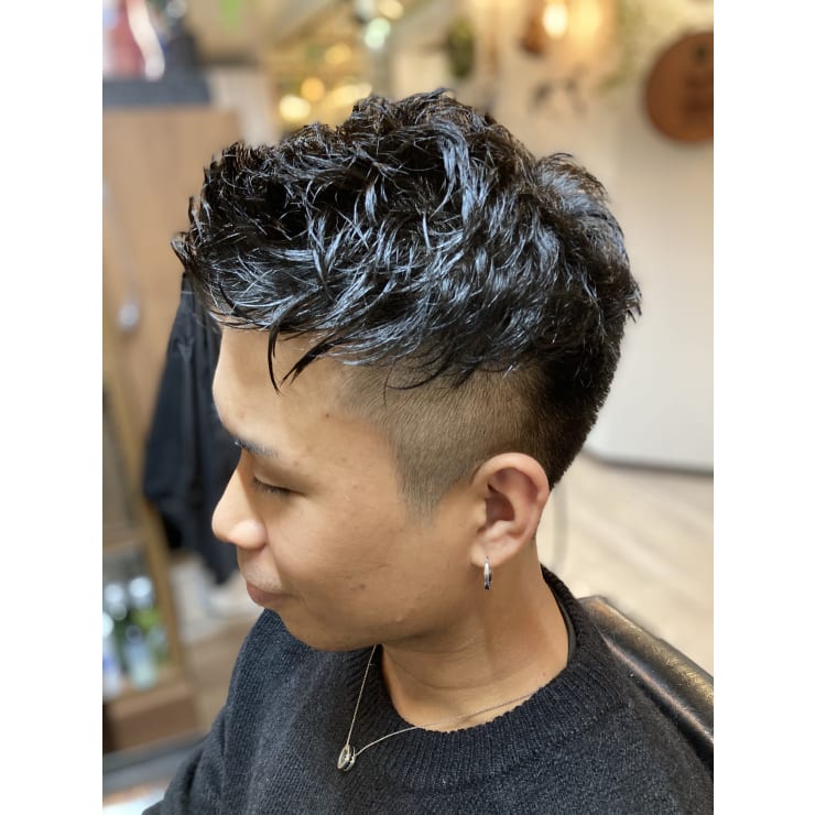 ツーブロック・パーマ風セット | LiNK【リンク】(リンク)のヘア