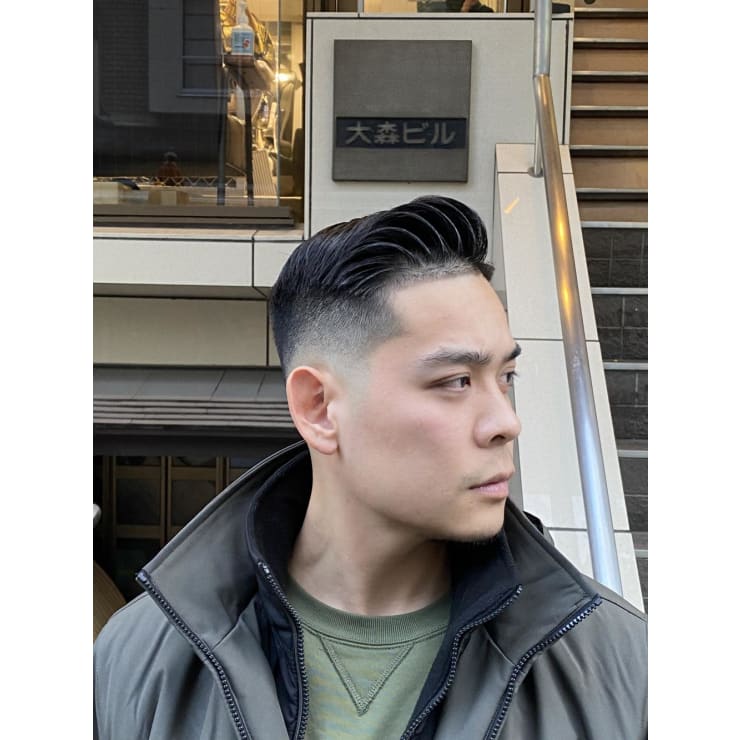 日本橋ゼロフェード 海外barber ポンパドールセット | ドルクス日本橋