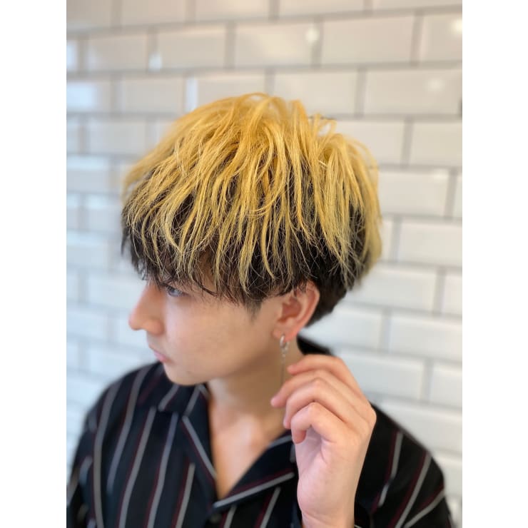 ツートンカラー | アラカワ homme(アラカワオム)のヘアスタイル | 美容