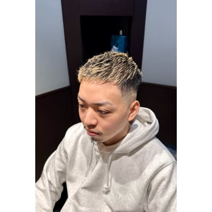 ハイライト×スキンフェード | N.BARBER HIROO(エヌドットバーバー