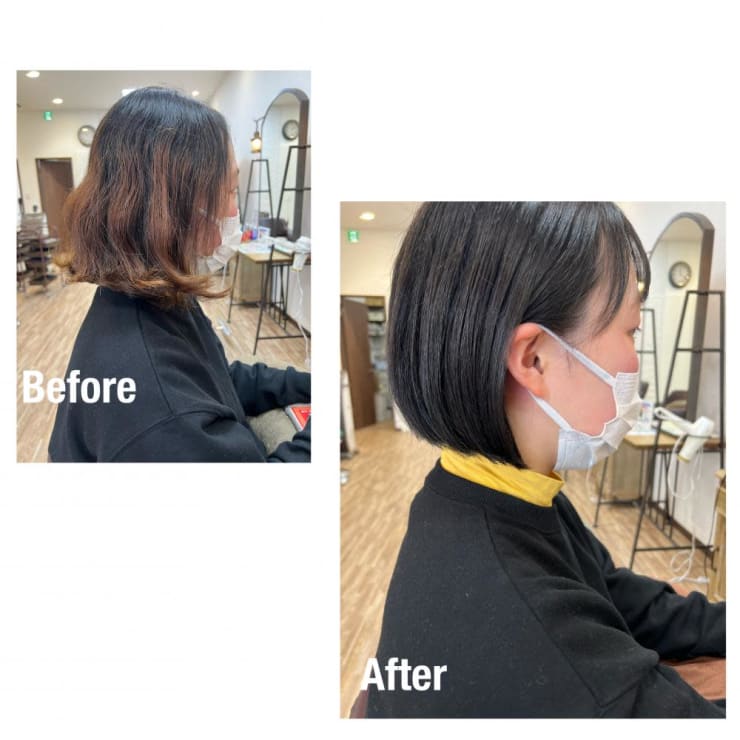 切りっぱなしボブ～ | ARCH(アーチ)のヘアスタイル | 美容院・美容室を