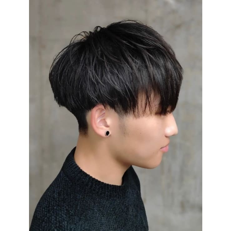 マッシュ 2025】刈り上げフェザーマッシュ LIPPS hair 銀座 ｜ メンズヘア