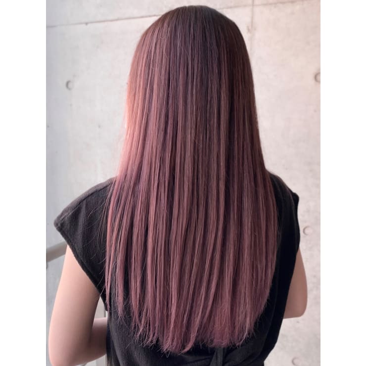 ラベンダーピンクバレイヤージュ/ダスティーピンク | PREVIA