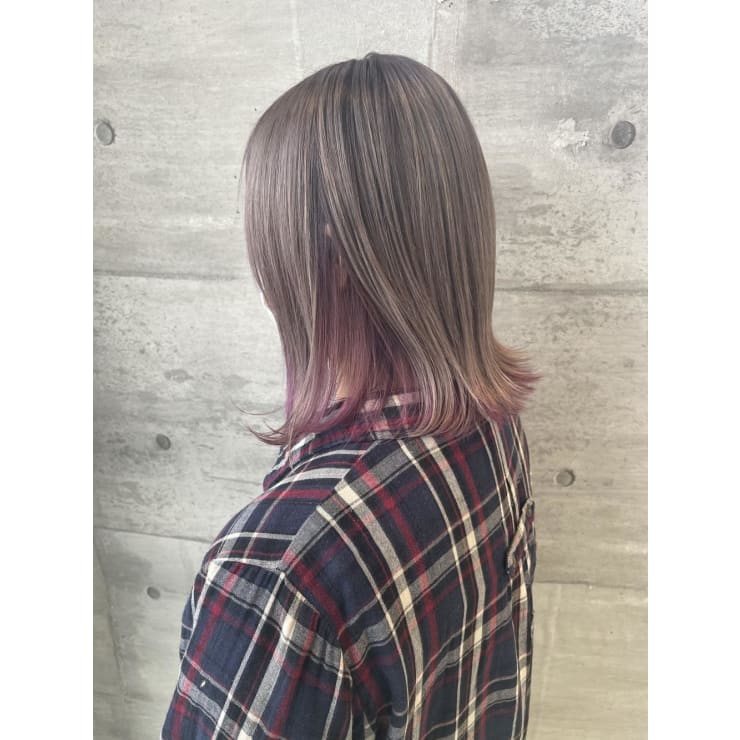 30代40代大人可愛いインナーカラー/ボブ☆山之内 | SARA Beauty