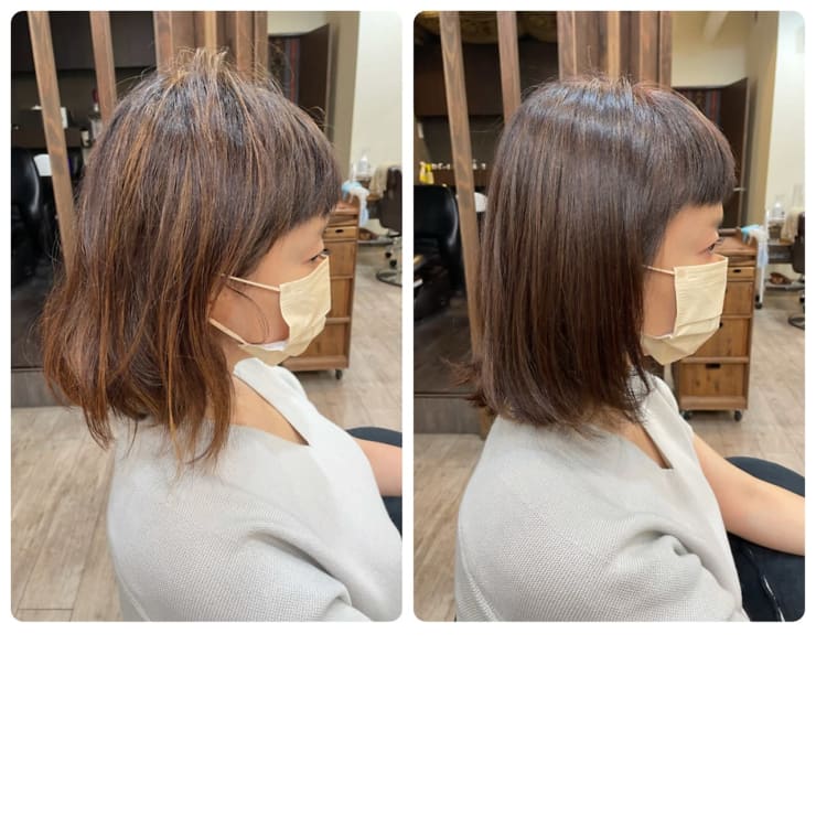 CoCoの選べる髪質改善カラー♪☆−10歳 髪綺麗に！傷まない、うねり