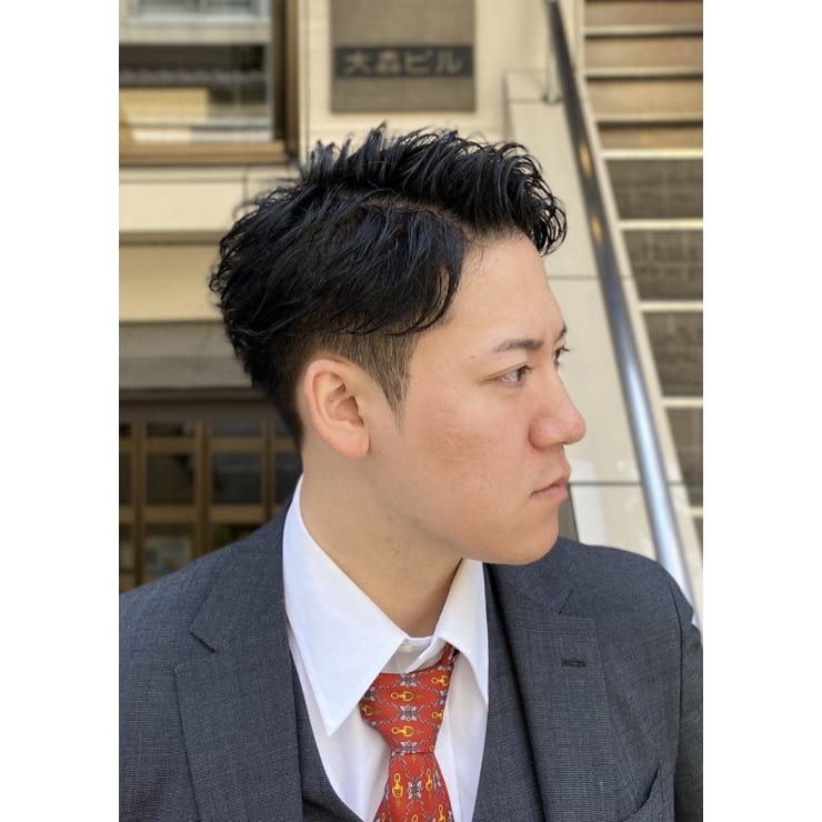 刈り上げ7：3ビジネスショート 癖毛サラリーマン | ドルクス日本橋