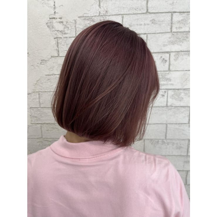 ラベンダーピンク/暖色/ボブ【錦糸町北口】 | prize 錦糸町店(プライズ