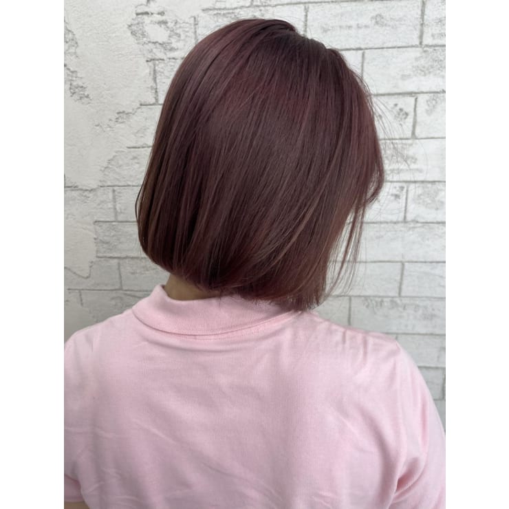 ラベンダーピンク/暖色/ボブ【錦糸町北口】 | prize 錦糸町店(プライズ