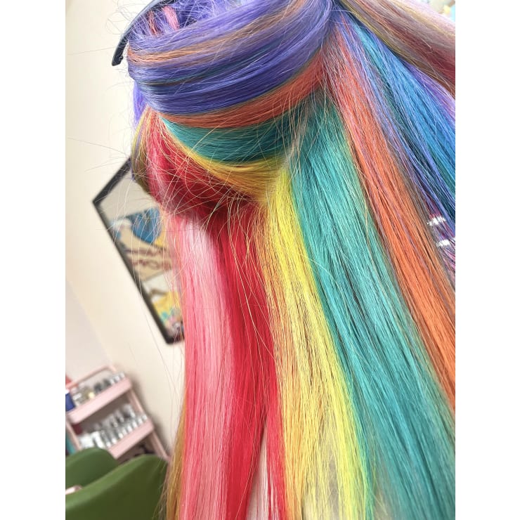 レインボーヘアカラー | 56hair(ゴロクヘア)のヘアスタイル | 美容院・美容室を予約するなら楽天ビューティ