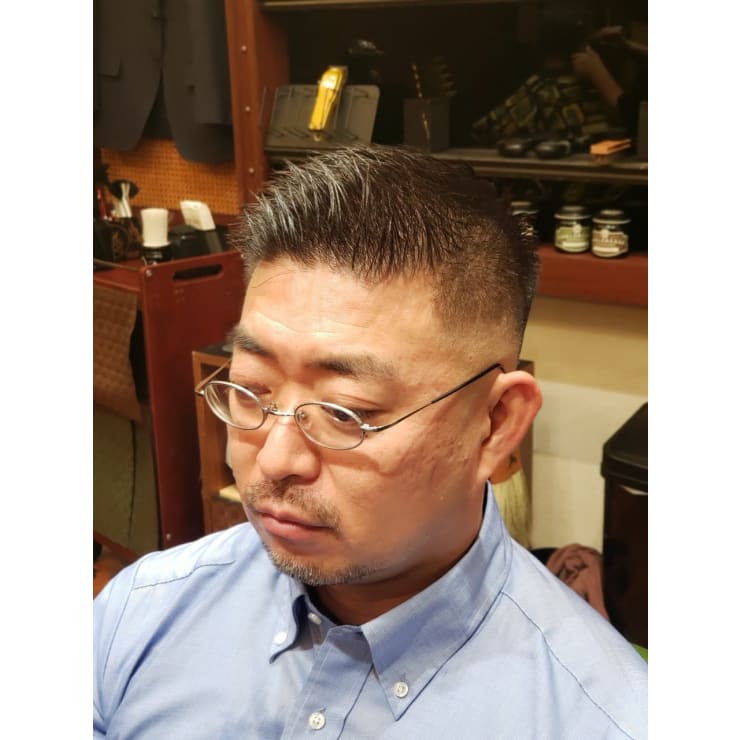 MEM`S HAIR スキンフェードカット 黒髪スタイル | メンズ専門理容室