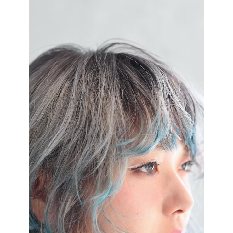 no.100 ハンドメイド✩.*˚アースカラーのハンサムヘアアクセサリー✩.*˚ ワンポイント裾カラー | HAIR&MAKE EARTH 南草津店(ヘアメイクアース