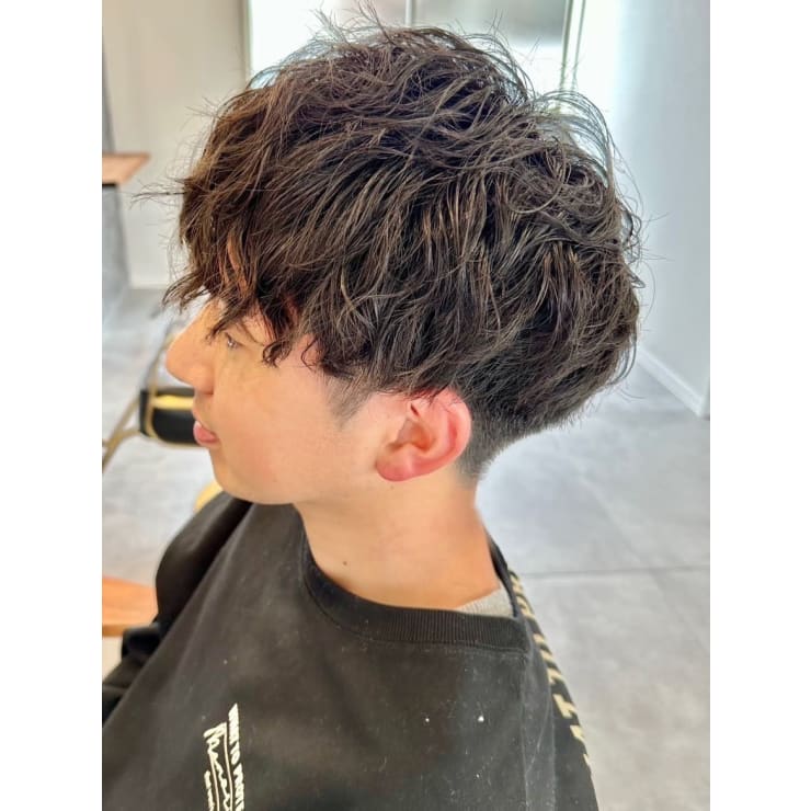 ツイストオーダー品 ツイストスパイラルパーマ ツイスパ メンズカラー ビジネス | Glimpse