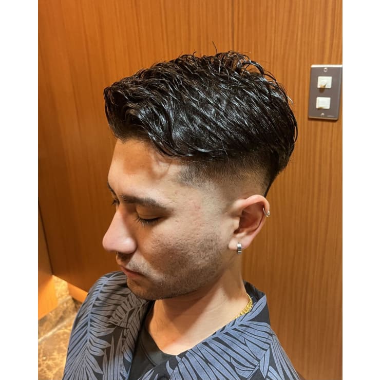 銀座 理容室 床屋 フェードカット 七三スタイル | ヘアーモードキクチ