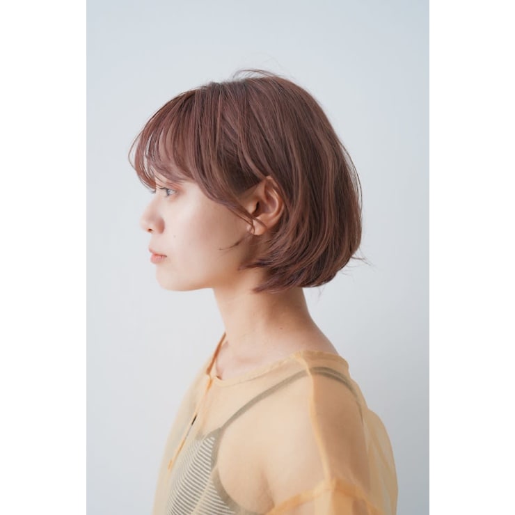 モカブラウン×ショートボブ | soin de brace 立花店【髪質改善/縮毛 モカブラウン×ショートボブ | soin de brace 立花店【髪質改善/縮毛
