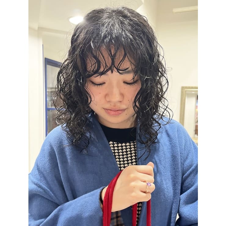 お洒落パーマ☆根元からくるくるエアウェーブ 【uchla】 | uchla 池袋