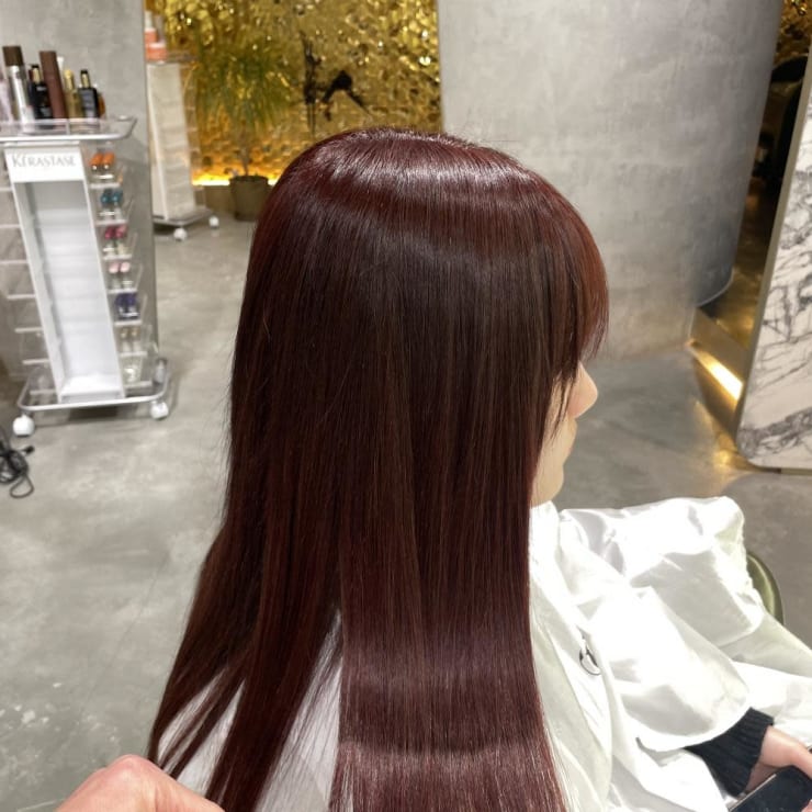 暗めレッドブラウン | Lanisis Hair(ラニシス ヘアー)のヘアスタイル